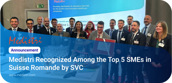 Medistri Recognized Among the Top 5 SMEs in Suisse Romande by SVC